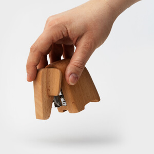 Suck UK Wooden Elephant Stapler